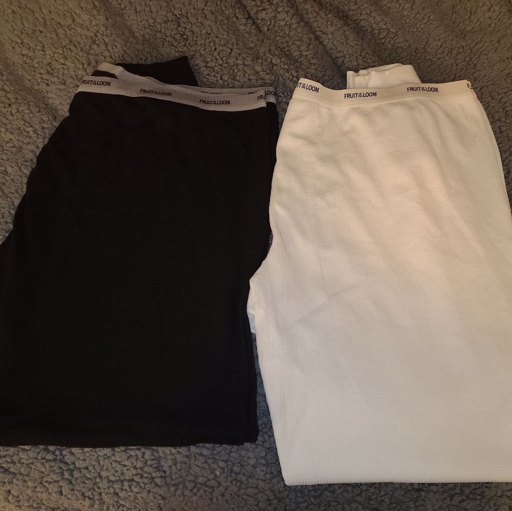 Fruit of the Loom 4XL Thermal Underwear Long Set of 2